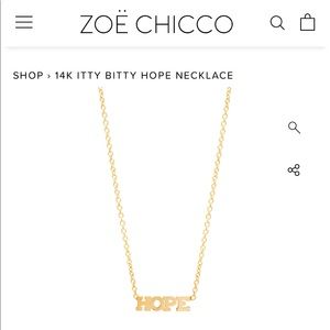 Zoe Chico Hope necklace